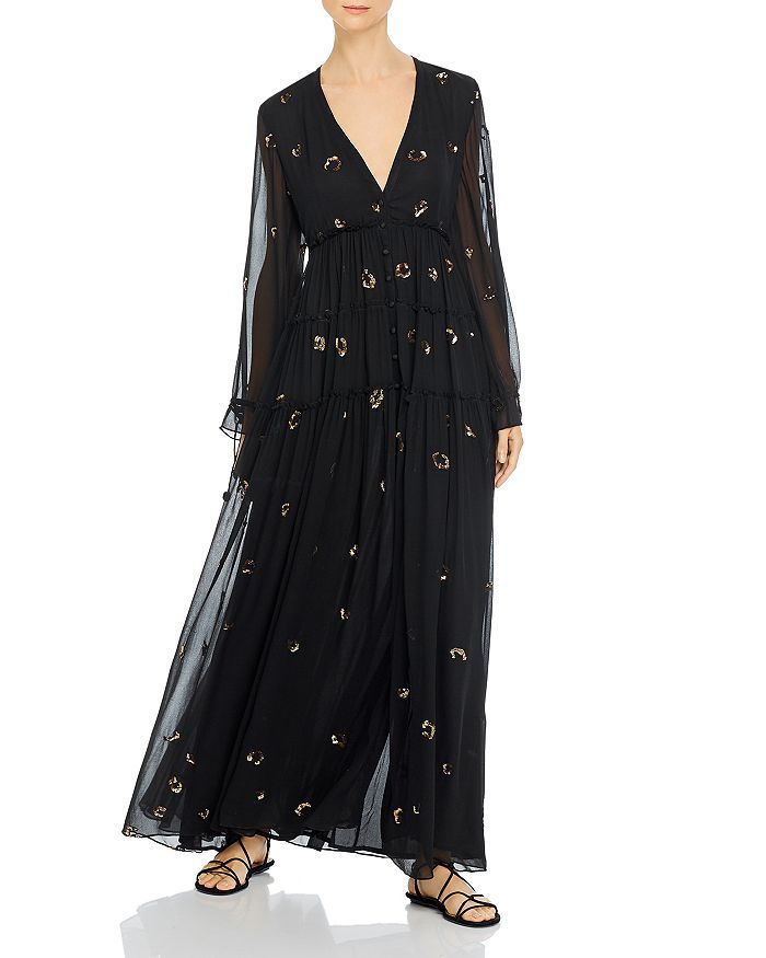 Mystic Leopard Sequin Maxi Dress | Bloomingdale's (US)