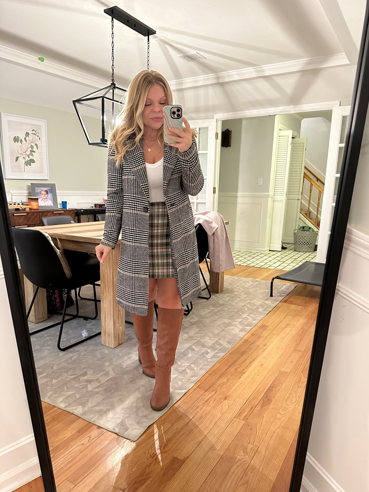 I blinked 😂 but I love this long plaid jacket so much! I have had it for 4 years and I am thankful for it every year! Plaid is timeless! I love it paired with knee high boots (and they are wide calf!) I linked a few new options and some second hand! 

#LTKSeasonal #LTKstyletip #LTKHolidaySale