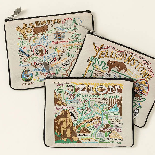 National Park Woven Pouch | UncommonGoods