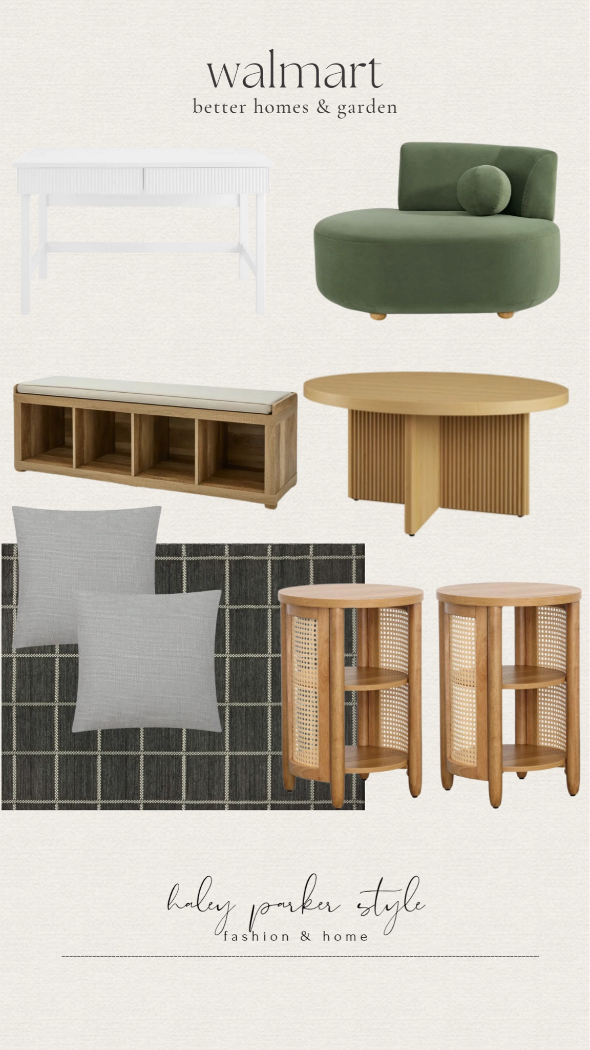 Walmart top picks! All from their Better Homes & Garden collection!




Desk, chair, storage bench, coffee table, side table, area rug, throw pillows, Walmart home decor, Walmart furnituree

#LTKHome #LTKStyleTip