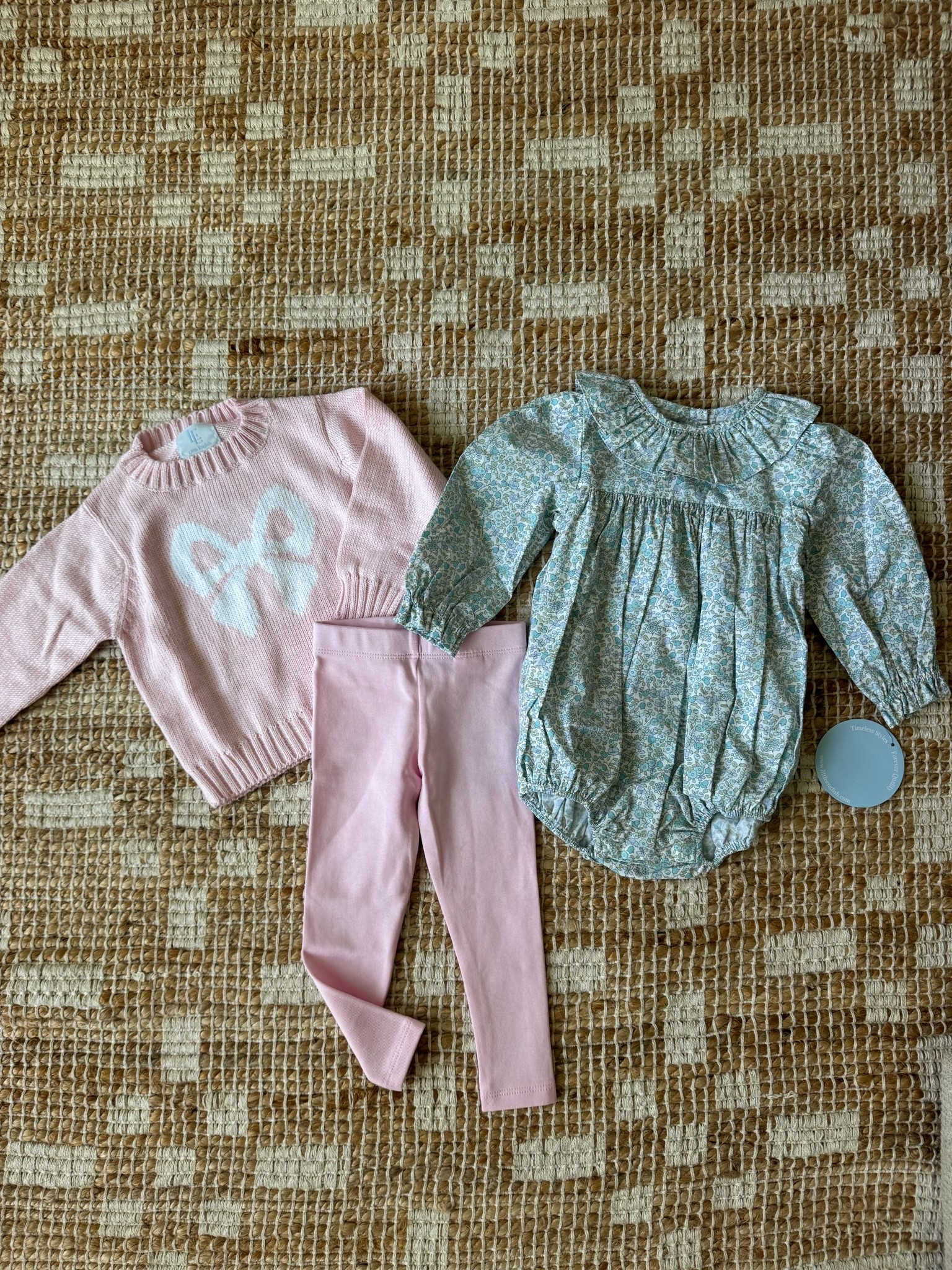 toddler girl fall outfits💖 super cute long sleeve floral bubble romper and pink bow sweater with matching soft leggings!

#LTKmomlife #LTKKids #LTKBaby