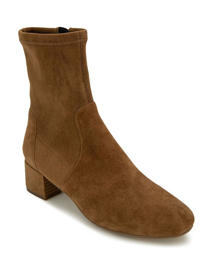 Women's Ella Stretch Block Heel Booties | Bloomingdale's (US)