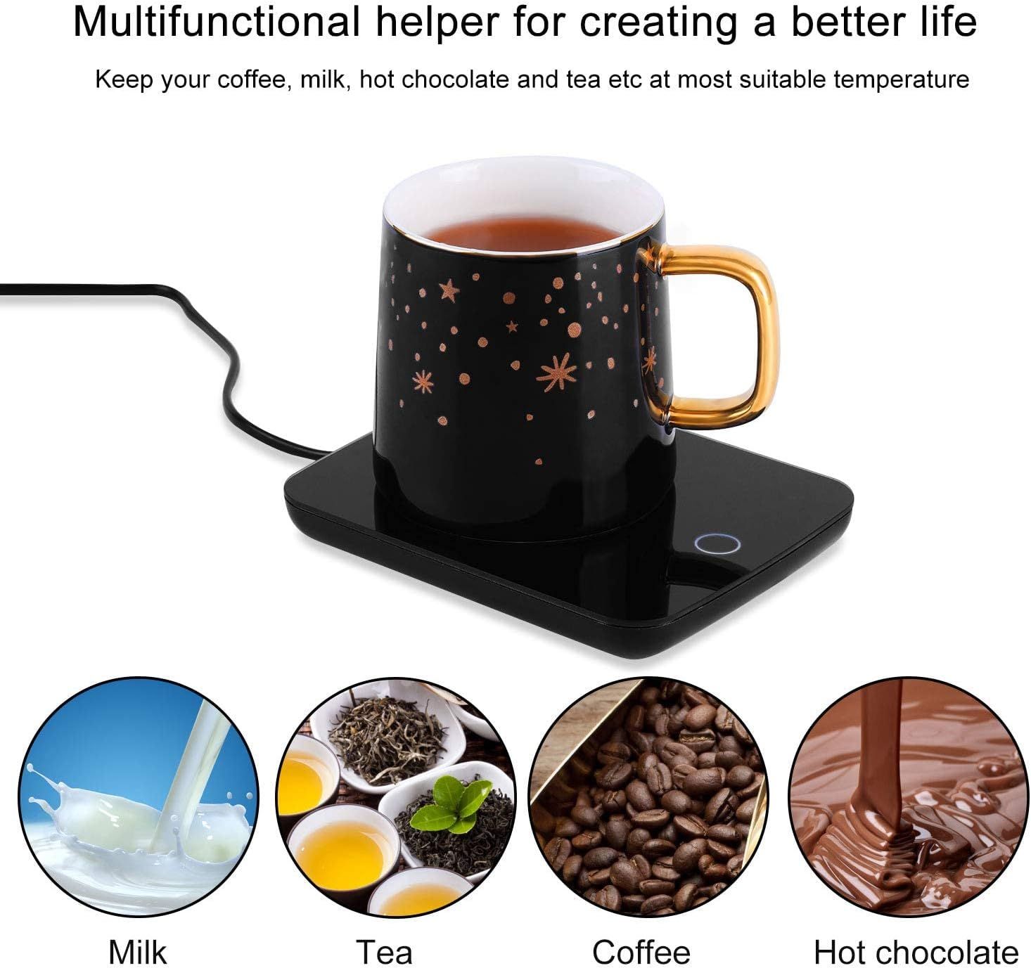 Misby Mug Warmer Coffee Cup Warmer for Desk with Auto Shut Off Home Office Use, Smart Coffee Warm... | Amazon (US)