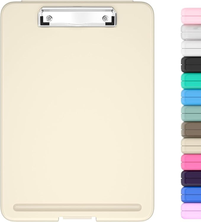 Hongri Clipboard with Storage, 8.5 x 11 Nursing Clip Board Foldable Storage for Nurses, Lawyers, ... | Amazon (US)