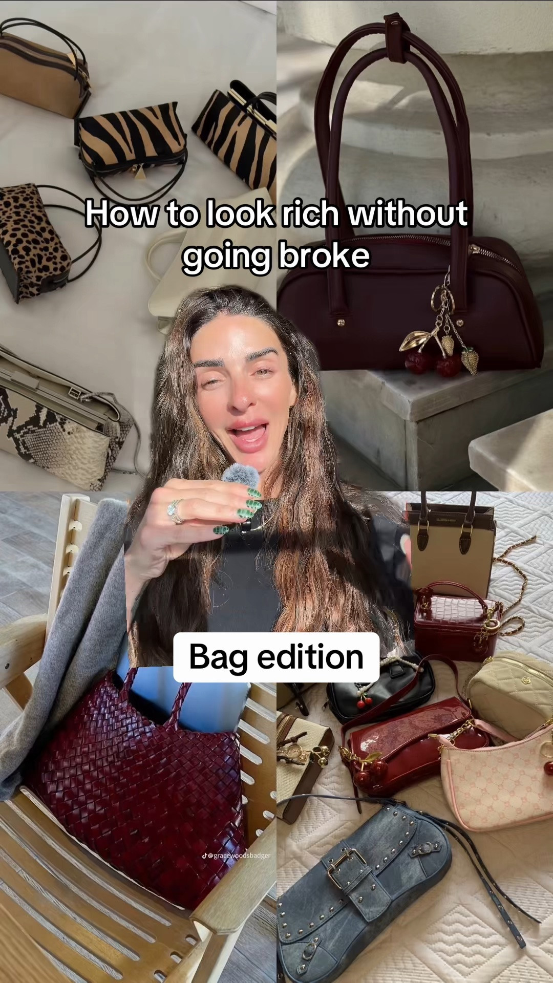How to look rich without going broke bag edition.