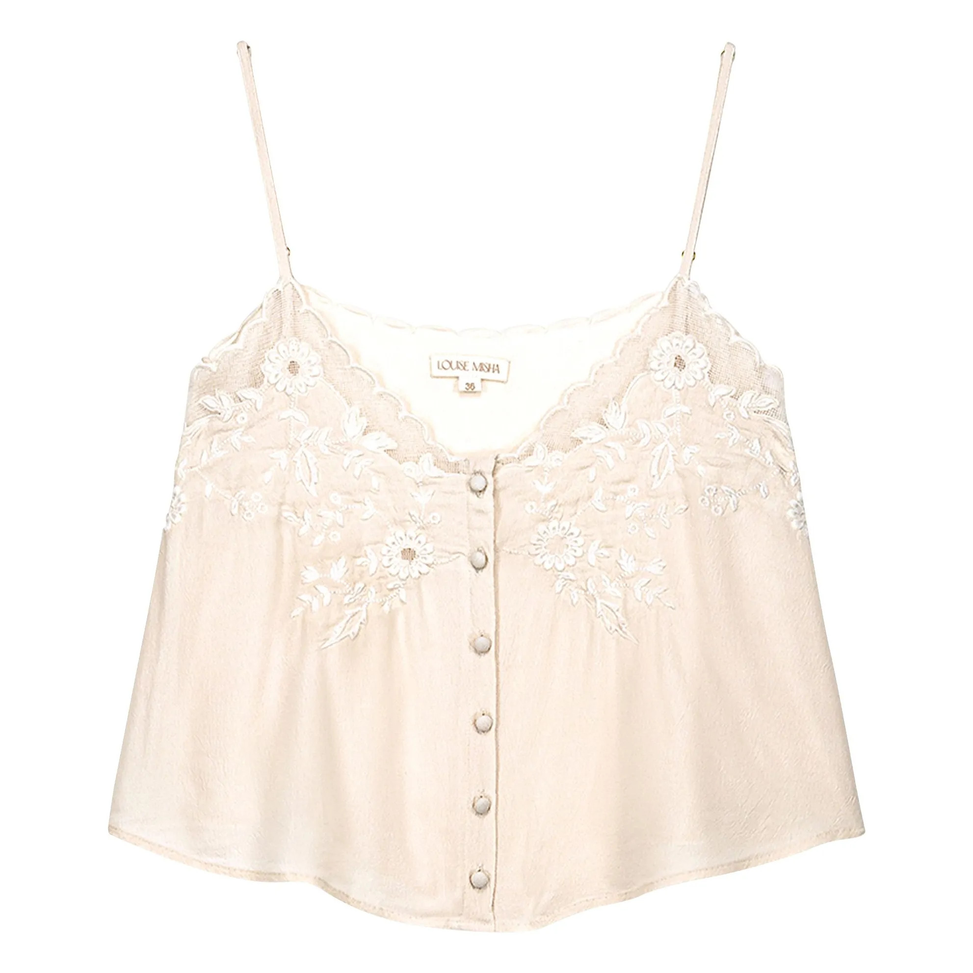 Suena tank top | Cream | Smallable