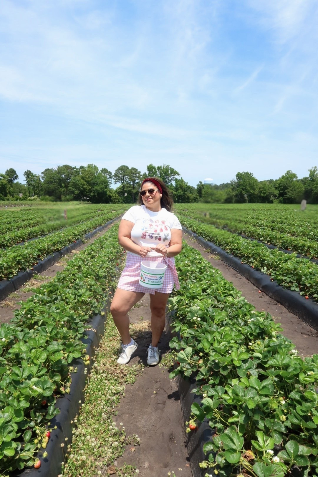 Strawberry picking outfit ! 🍓✨ #strawberrypicking #amazonfinds #amazonootd 

#LTKMidsize #LTKPetite