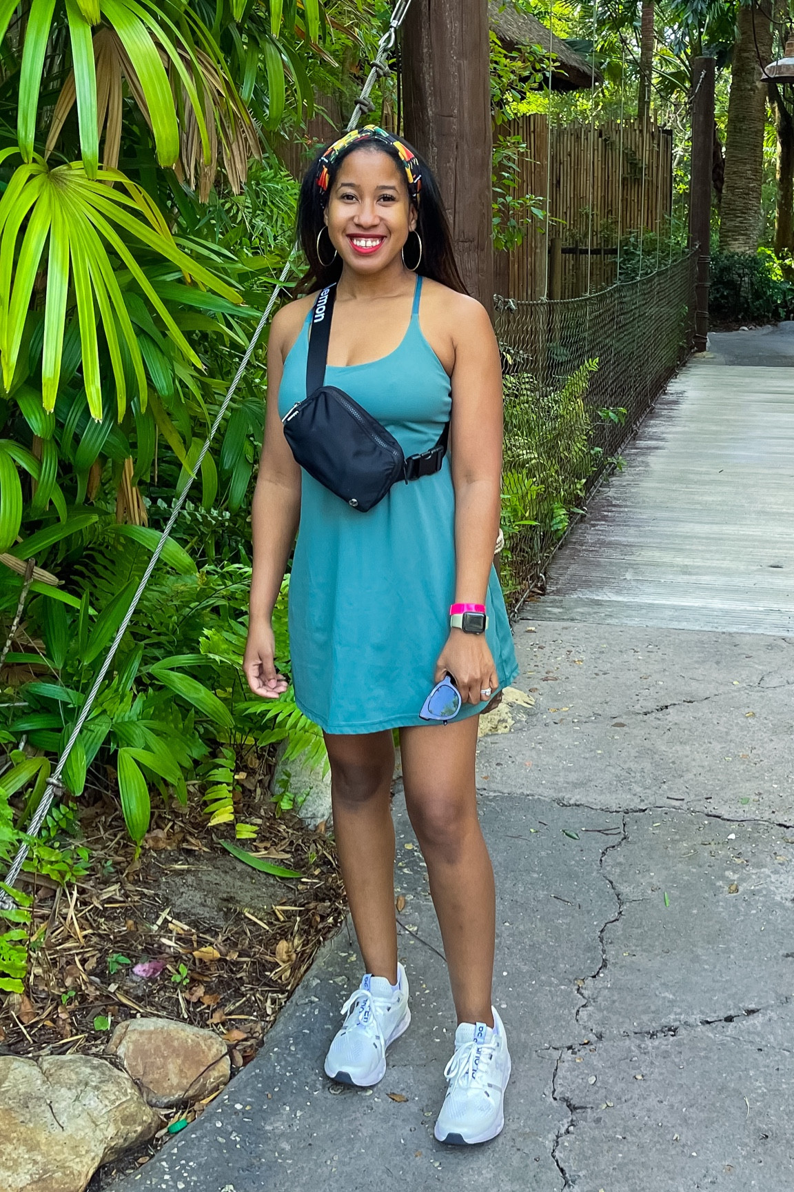 Disney outfit #1! Kept it easy with an amazon Tennis dress. Super cute, looks comfortable and an easy to way to look like you put effort in without doing anything at all 😌. Sizing wise- I’d say go TTS or if in between, size down. My shoes I sized up a full size to 1.5 to allow room for my foot to expand when doing a lot of walking. I also included other shoes I have that I would’ve worn if I wasn’t experiencing shin splints 🫠. In the Yeezy’s, I’d do down a half size from your normal. Everything else I have TTS

#LTKunder50 #LTKfit
