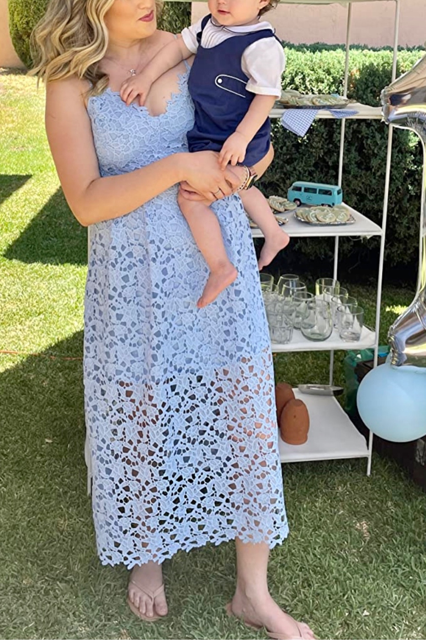 This lace midi dress is perfect as an Easter dress or a spring wedding guest dress!

#LTKFind #LTKunder100 #LTKSeasonal