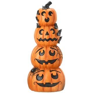 39" Orange & Black Stacked Jack-O-Lanterns | Michaels Stores