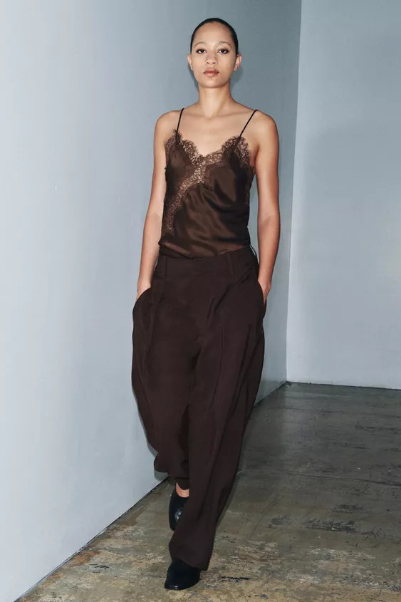 TAPERED PANTS WITH BUCKLE ZW COLLECTION | Zara US