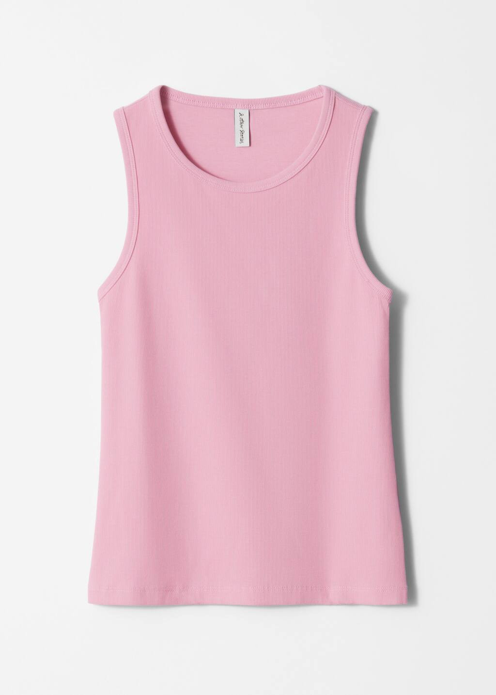 Fitted jersey tank top with a round neckline and a regular-length silhouette. | & Other Stories - US