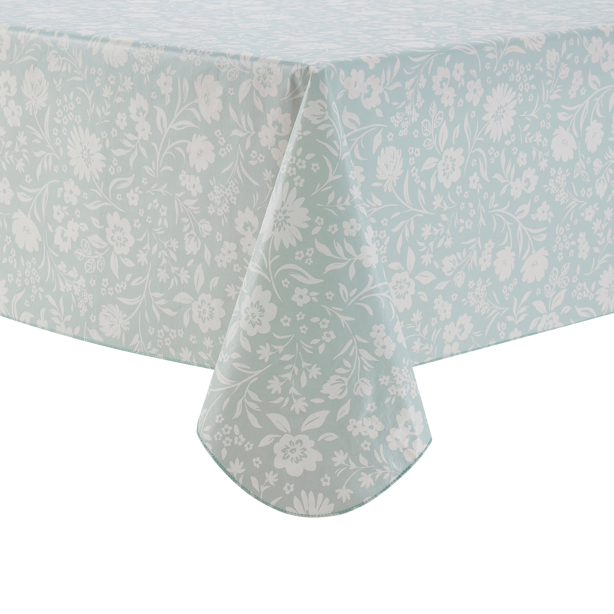 Mainstays Floral PEVA Tablecloth 60" x 84" Rectangle - Walmart.com | Walmart (US)