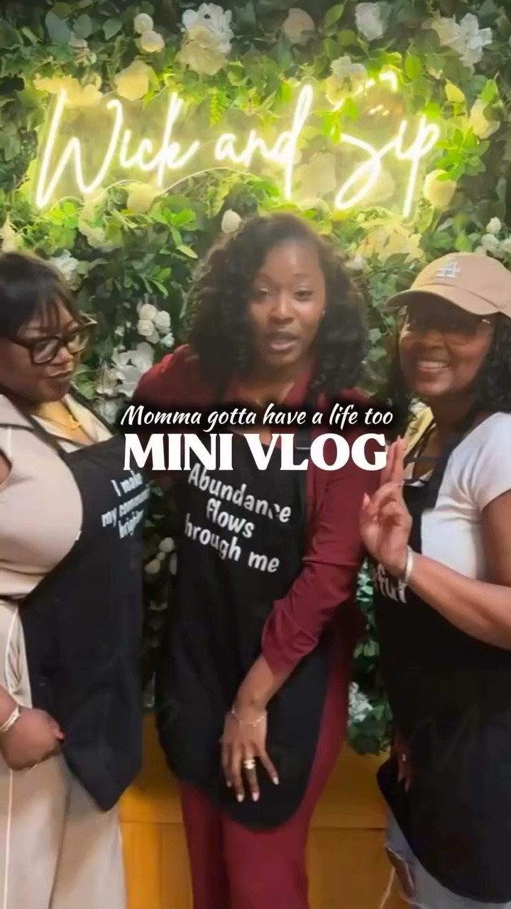 Momma, get out that house and try something new! 💁🏾‍♀️You have to have a life too and have an identity outside of those kids and that man lol …. Def add @wickandsipnc to the list!! 

#thingstodoraleigh #momlife #girlsdayout #raleighblogger #lifestylevlog

#LTKdayinmylife #LTKselfcare #LTKmomlife