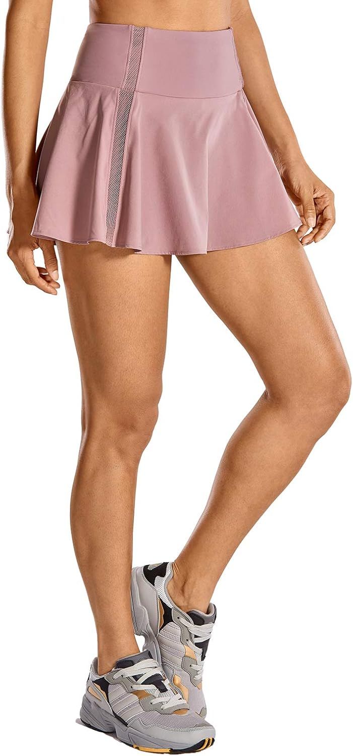 CRZ YOGA Women's Quick Dry High Waisted Tennis Skirt Pleated Sport Athletic Golf Skort with Pocke... | Amazon (US)