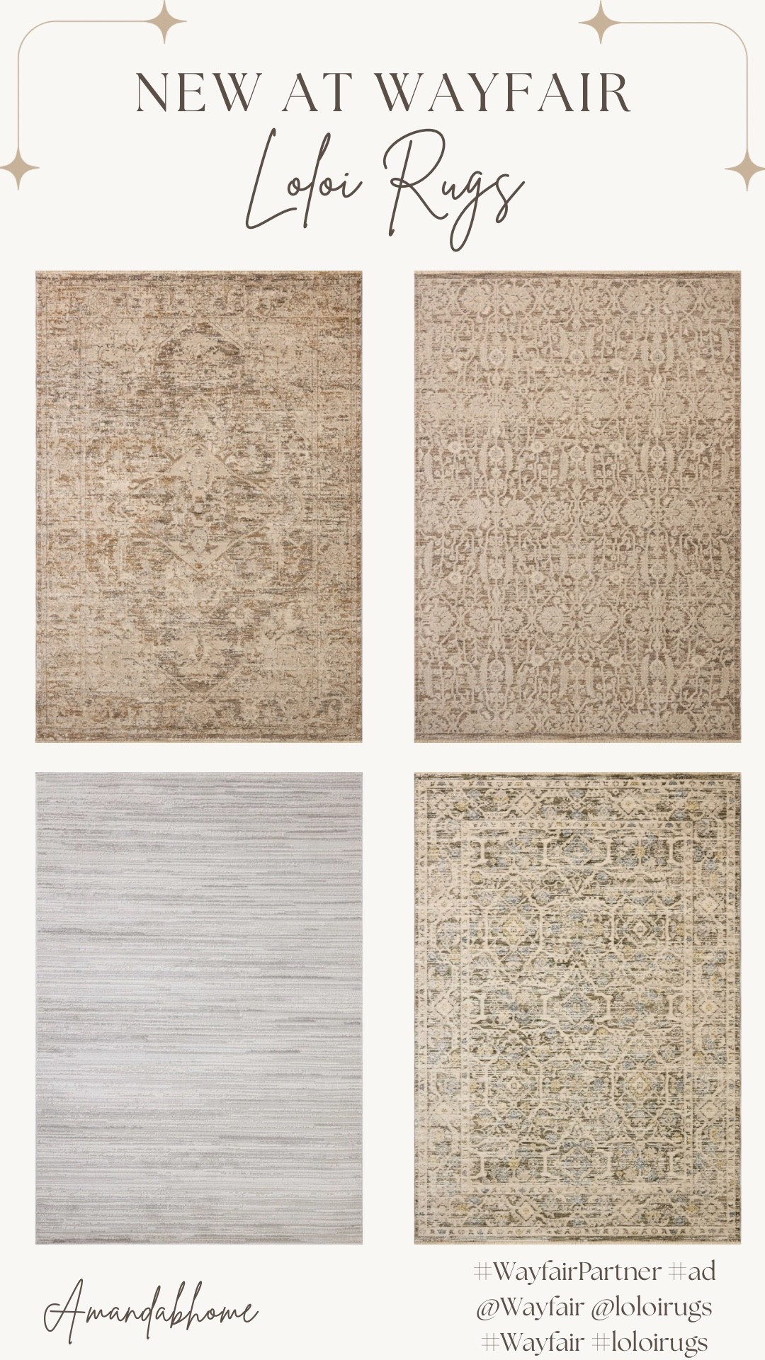 New Loloi area rugs from @Wayfair 
#WayfairPartner #wayfair #loloirugs #ad

#LTKHome