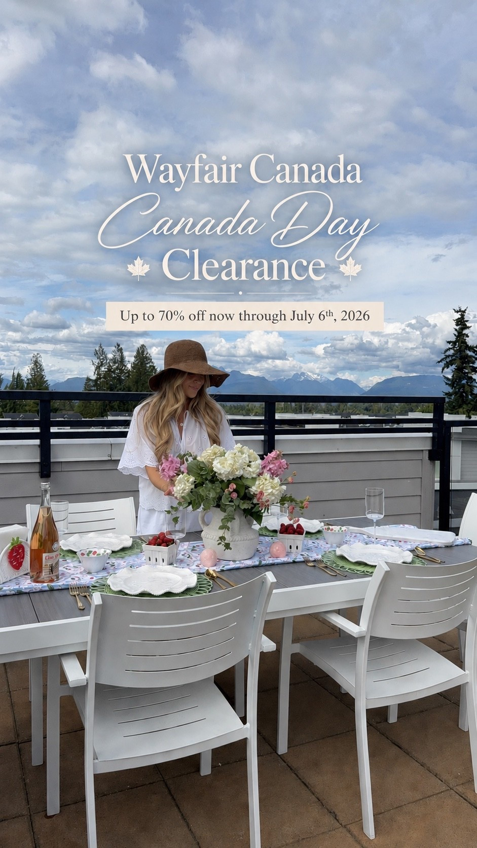 Everything we got from @wayfaircanada to host the perfect summer get togethers✨ shop the Canada Day Clearance now through July 6/26 for finds up to 70% off! #WayfairCAPartner #WayfairCAHome

#LTKsale #LTKcanada #LTKhome