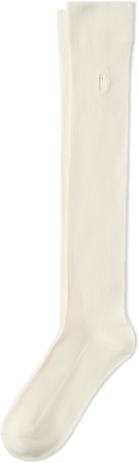 POLO RALPH LAUREN Women's Classic Ribbed Knee High Socks, 1 Pair | Amazon (US)