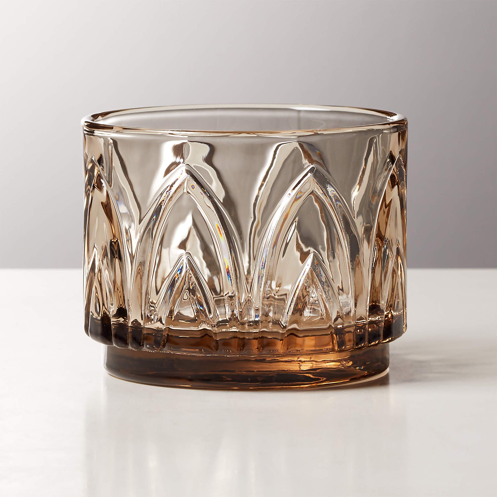 Buchanan Stacking Double Old-Fashioned Glasses | CB2 | CB2