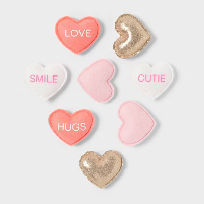 8pc Hearts Valentine's Day Felt Vase Filler - Spritz™ | Target