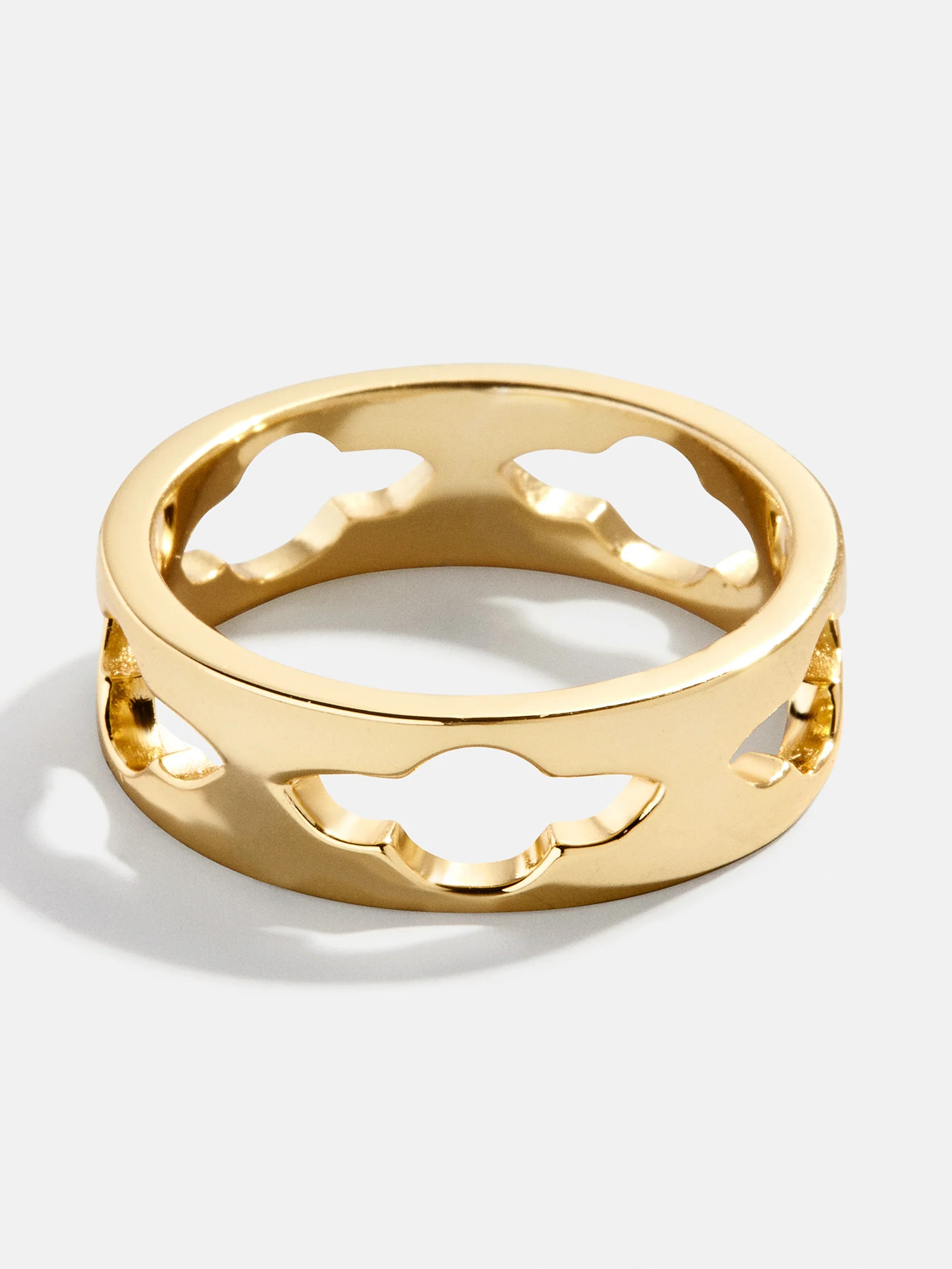 STAR WARS™ GROGU™ 18K Gold Cutout Ring - Gold | BaubleBar