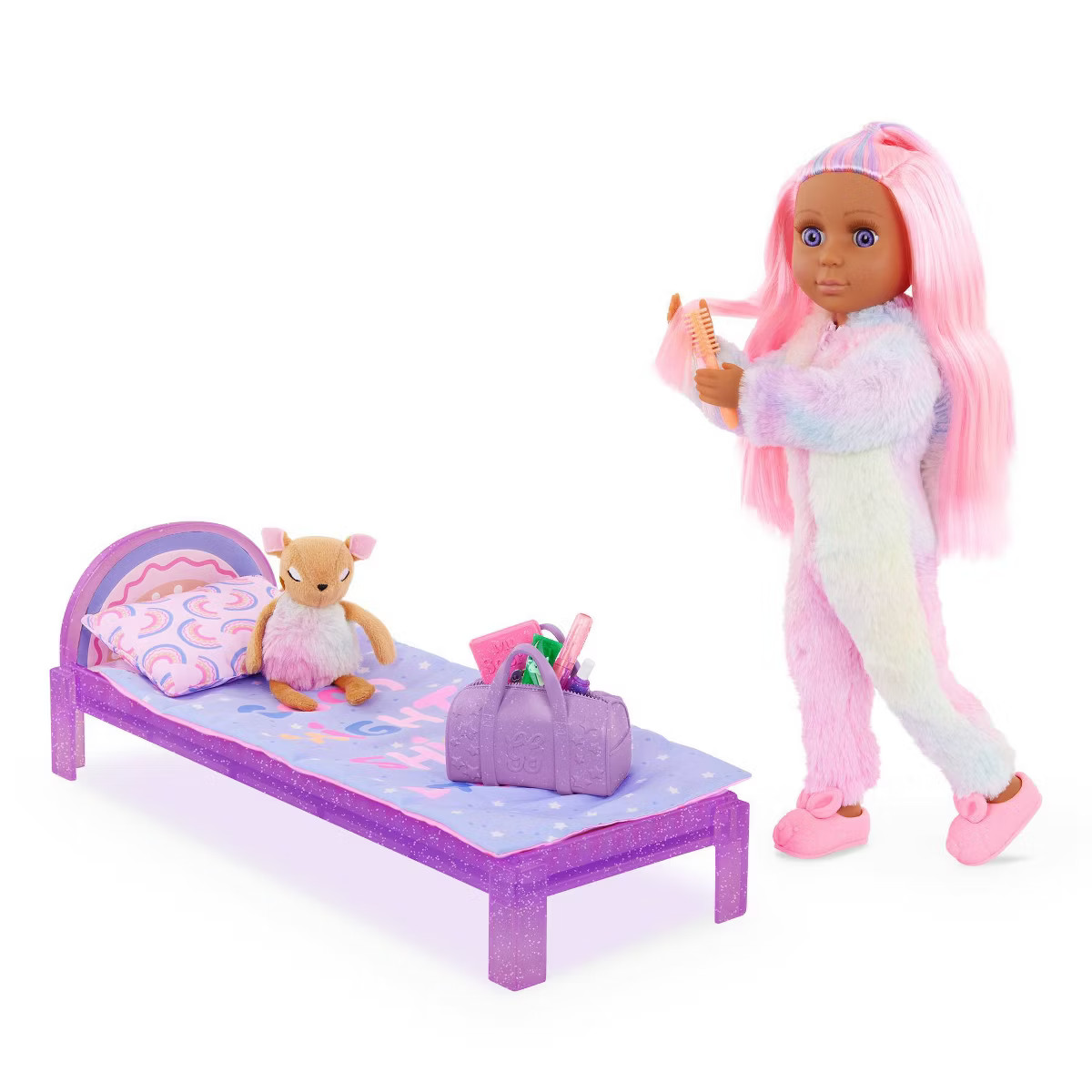 Glitter Girls 14" Doll with Bed Rafa & GG Bedtime Playset | Target