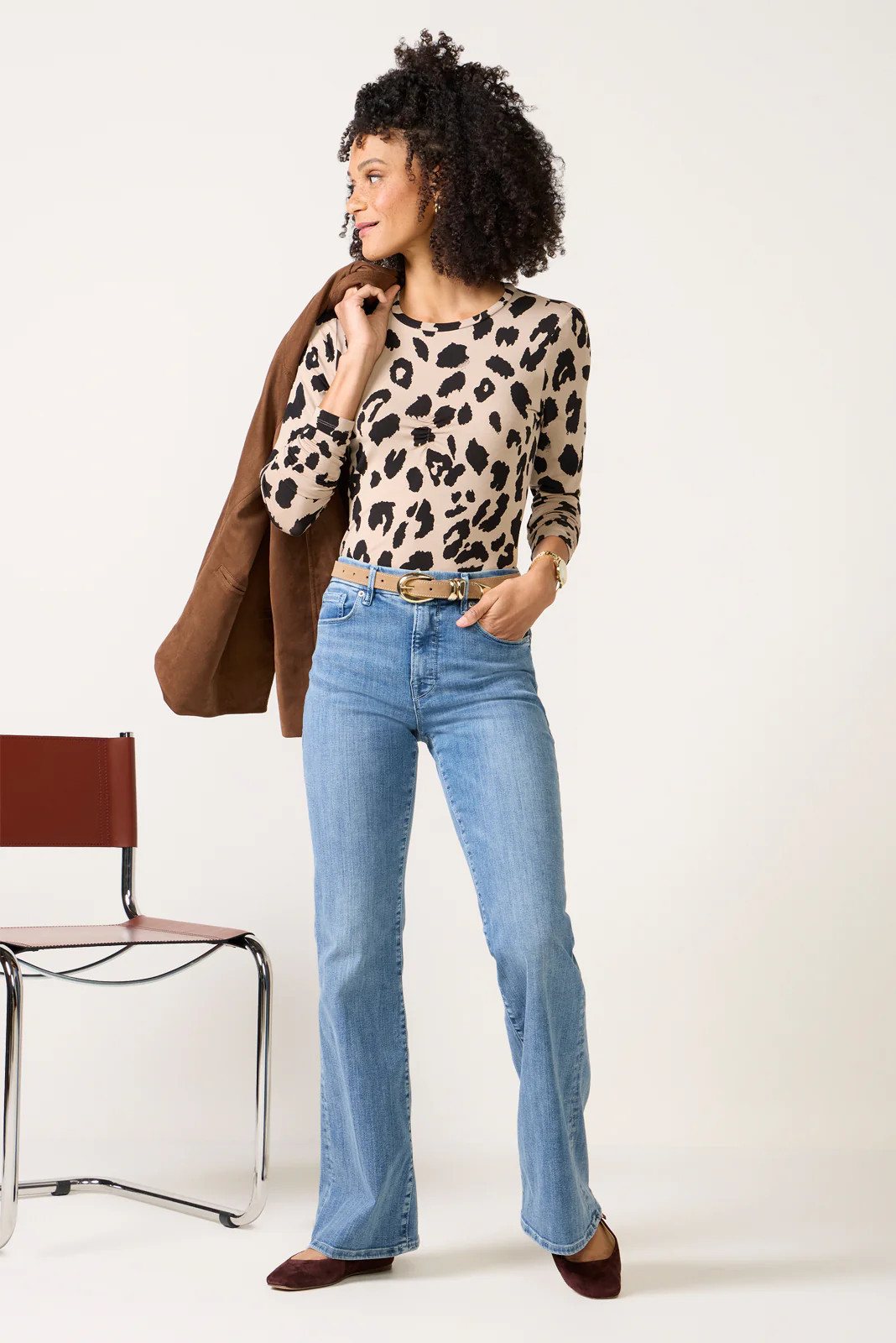 GOOD AMERICAN Women's Legs Flare Jean, Blue | Evereve