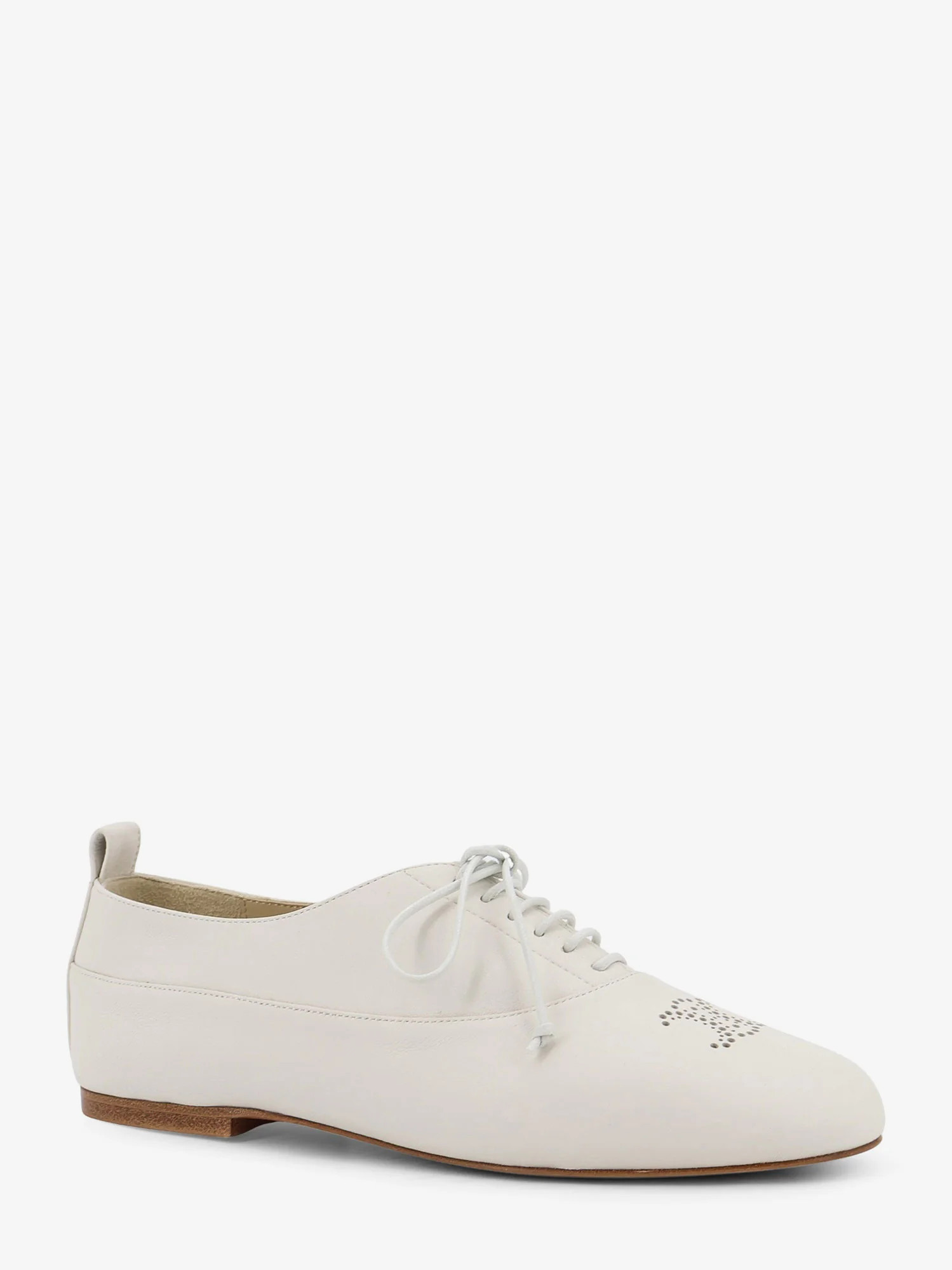 Triomphe Richelieu leather lace-up shoe - CELINE - gender_Woman | Nugnes 1920