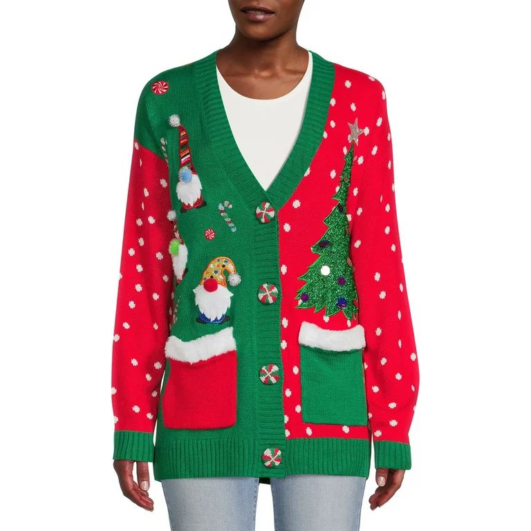 Holiday Time Women's Christmas Sweater and Headband Set, 2-Piece | Walmart (US)