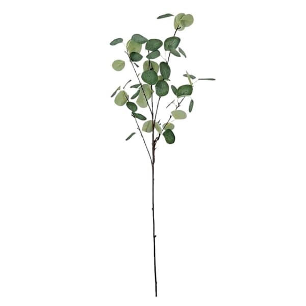 Eucalyptus Stem, 35", Green, Fabric, sold by At Home | At Home