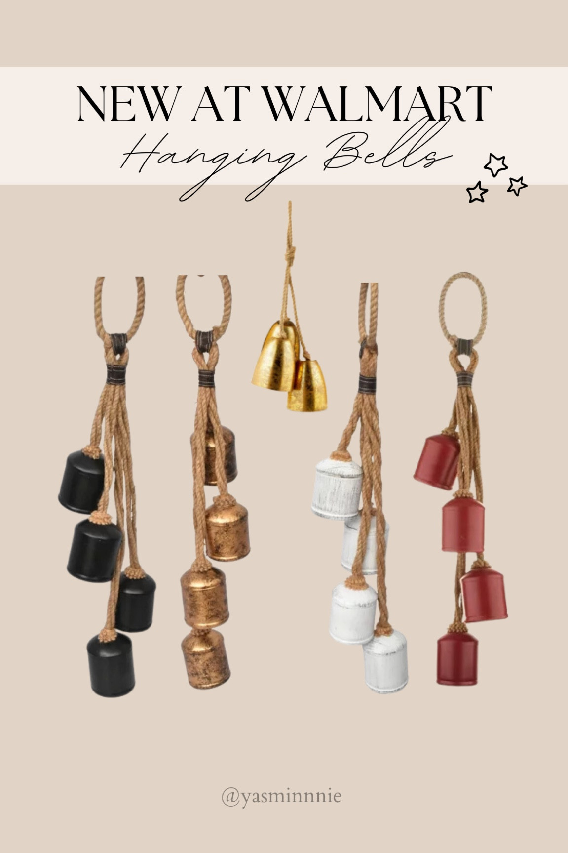 New at Walmart !! 

Christmas, hanging bells, vintage, popular, trendy, home, decor, affordable, decorations, jingle bells

#LTKSeasonal #LTKHoliday #LTKhome