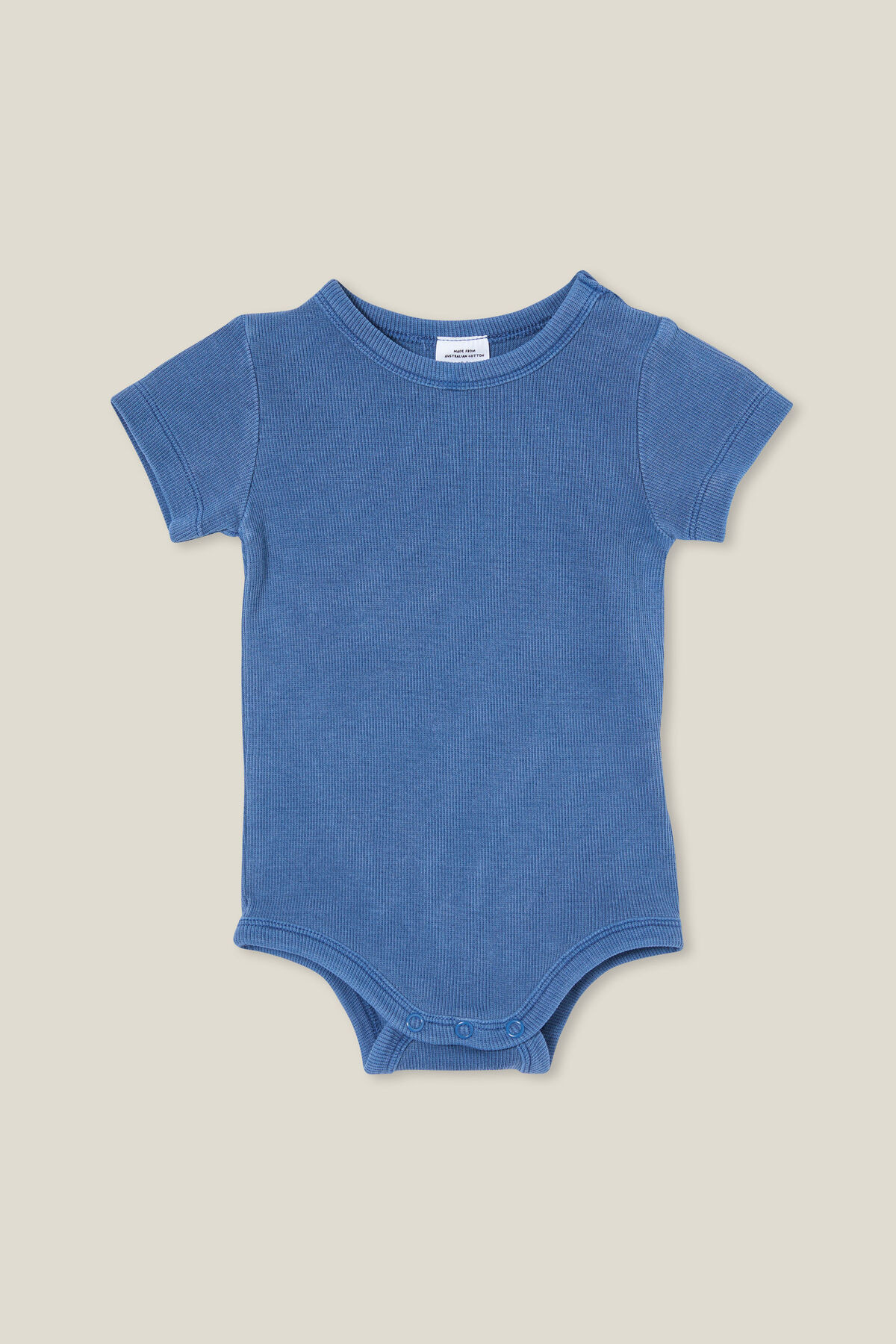 The Short Sleeve Rib Bubbysuit | Cotton On (US)