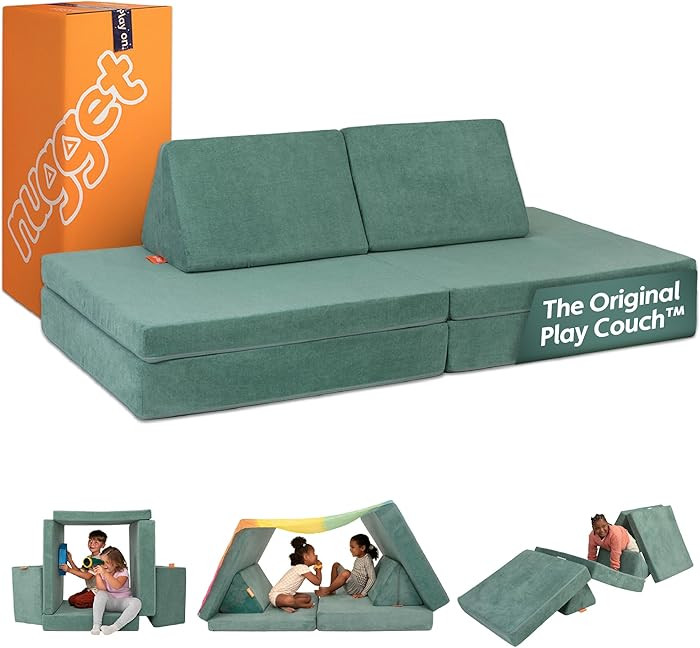 Nugget - The Original Play Couch for Kids - Modular Foam Children's Sofa for Playroom, Imaginatio... | Amazon (US)