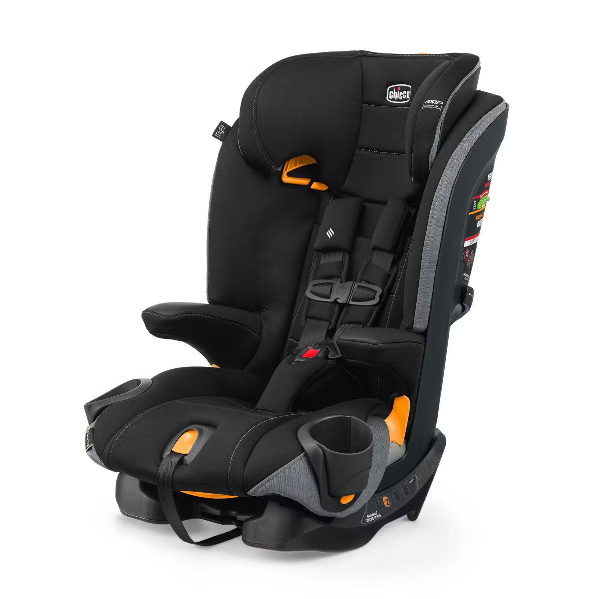 Chicco MyFit ClearTex Harness + Booster Seat - Raven: Fits 3 Across, LATCH Compatible, Machine Wa... | Target
