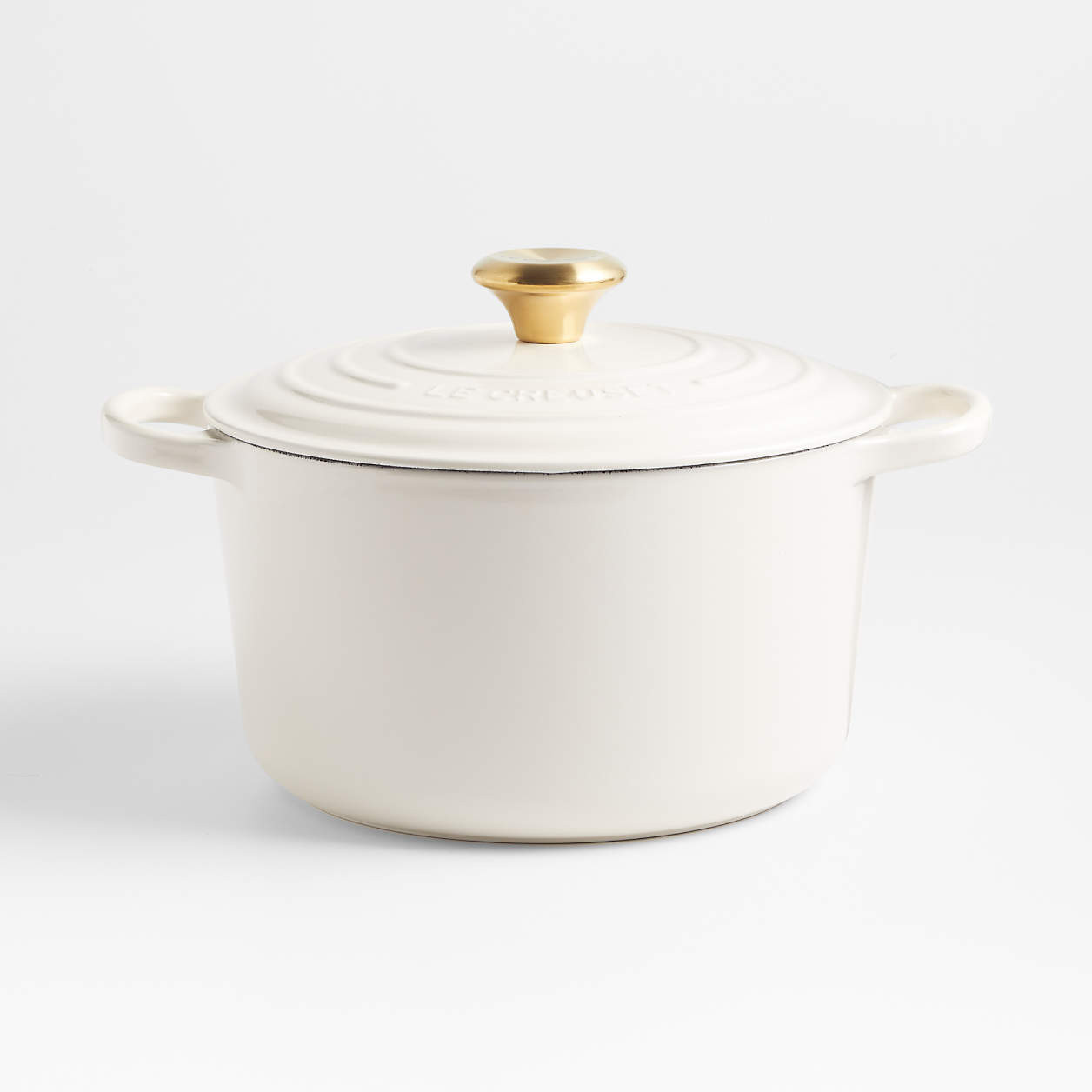 Le Creuset Round 5.25-Qt. Graphite Grey Enameled Cast Iron Deep Dutch Oven with Lid + Reviews | C... | Crate & Barrel