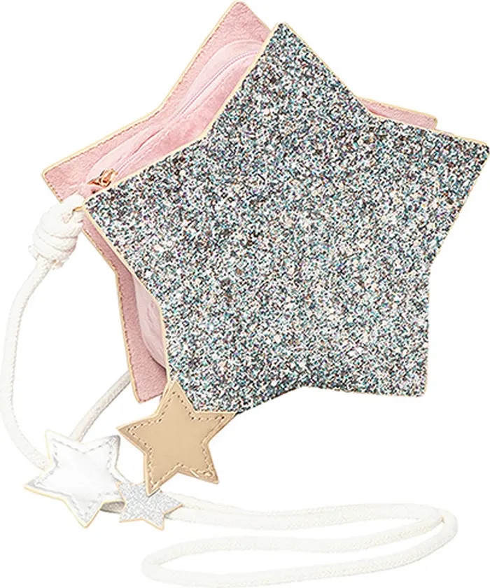 Kids' Sparkly Glitter Star Crossbody Bag | Nordstrom