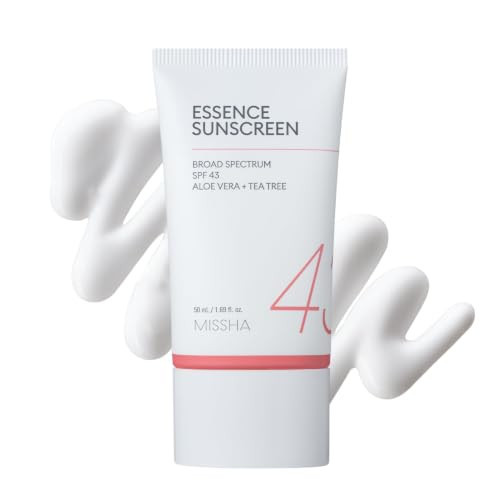MISSHA All Around Essence Sunscreen SPF 43 No White Cast 1.69 oz | Amazon (US)