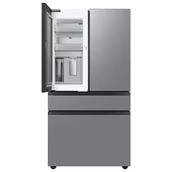 Samsung Bespoke 28.8-cu ft 4-Door Smart French Door Refrigerator with Dual Ice Maker and Water Di... | Lowe's