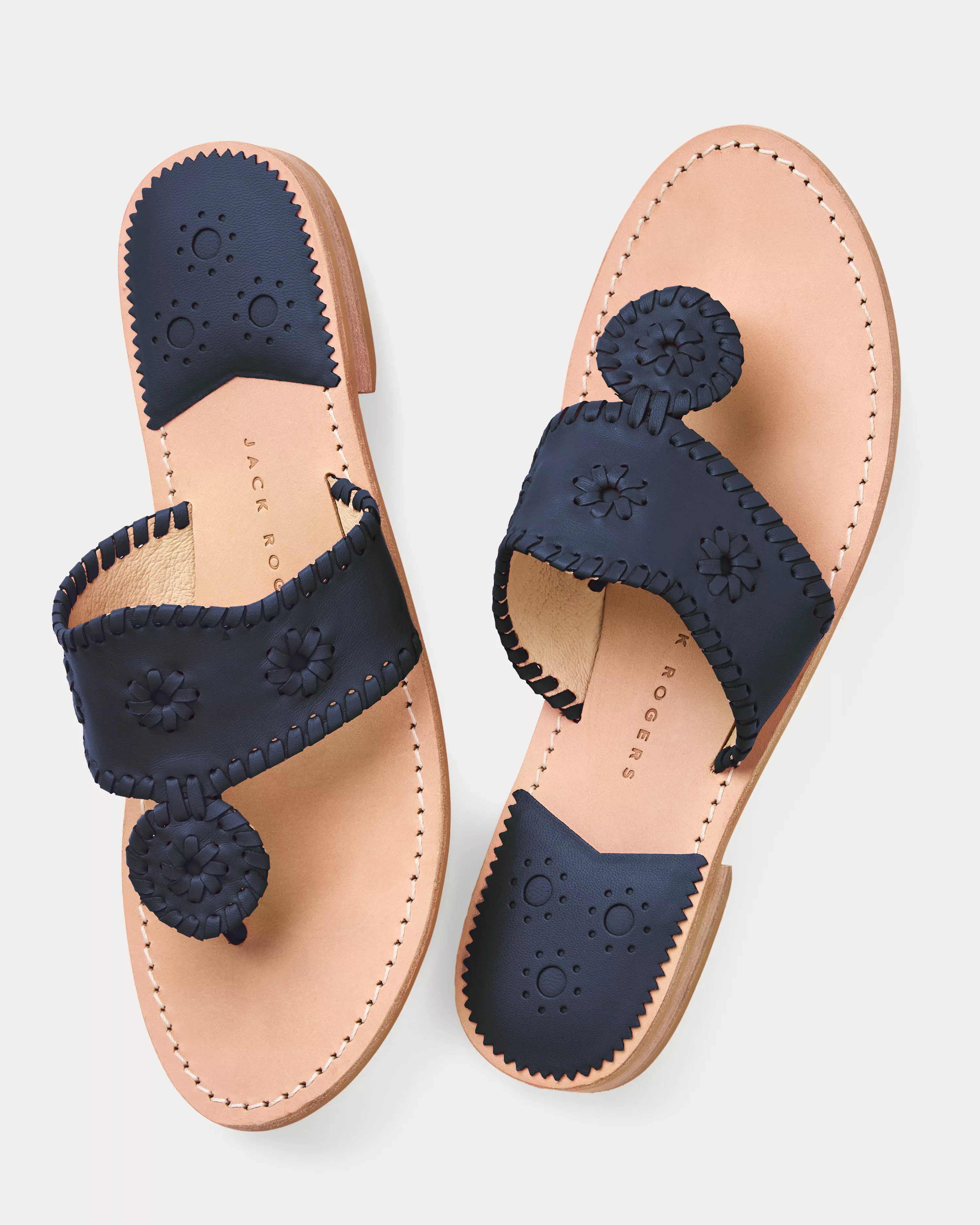 Jack Rogers Jacks Leather Flat Sandal | Lilly Pulitzer