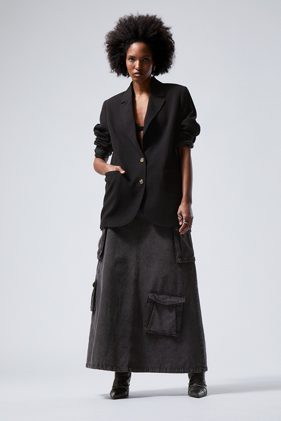 Isa Linen Mix Blazer | Weekday