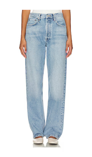 Kelly High Rise Relaxed Straight Jeans in Harmonic | Revolve Clothing (Global)