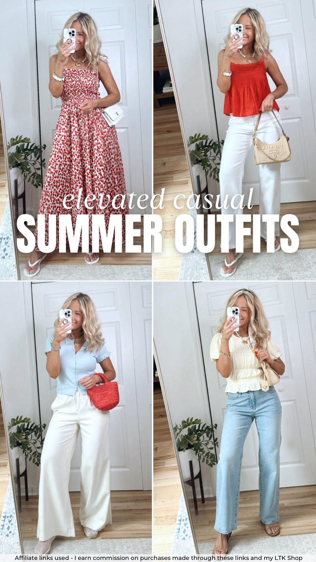 Elevated casual summer outfits 