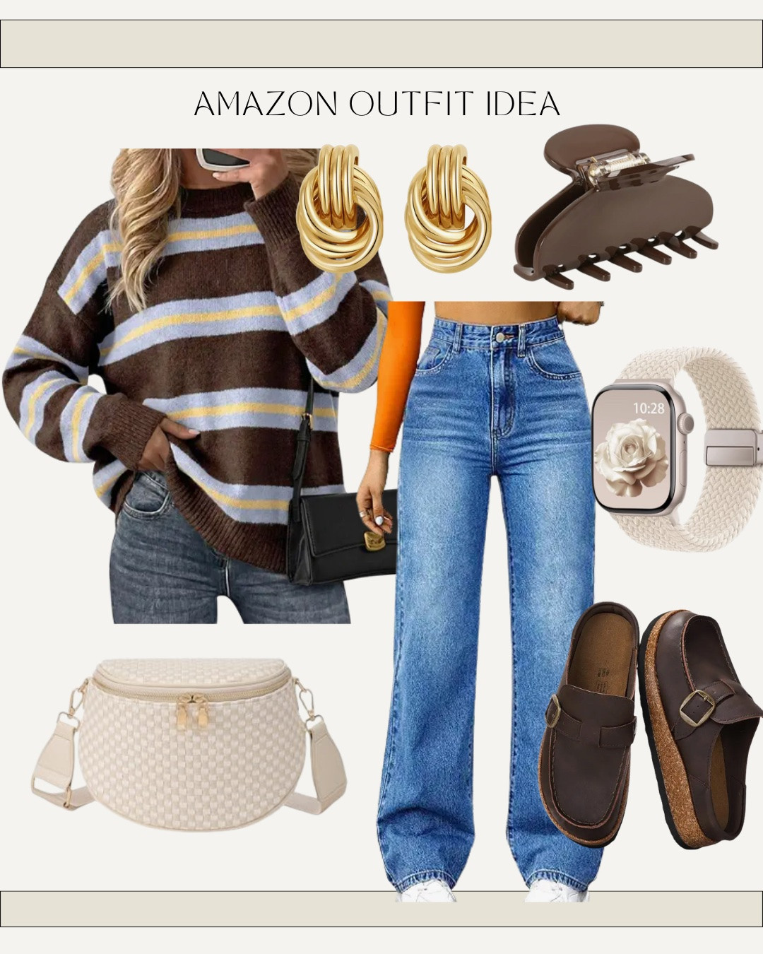 Trendy look for less outfit idea with sweater for fall from Amazon

#LTKootd #LTKgrwm #LTKmomlife