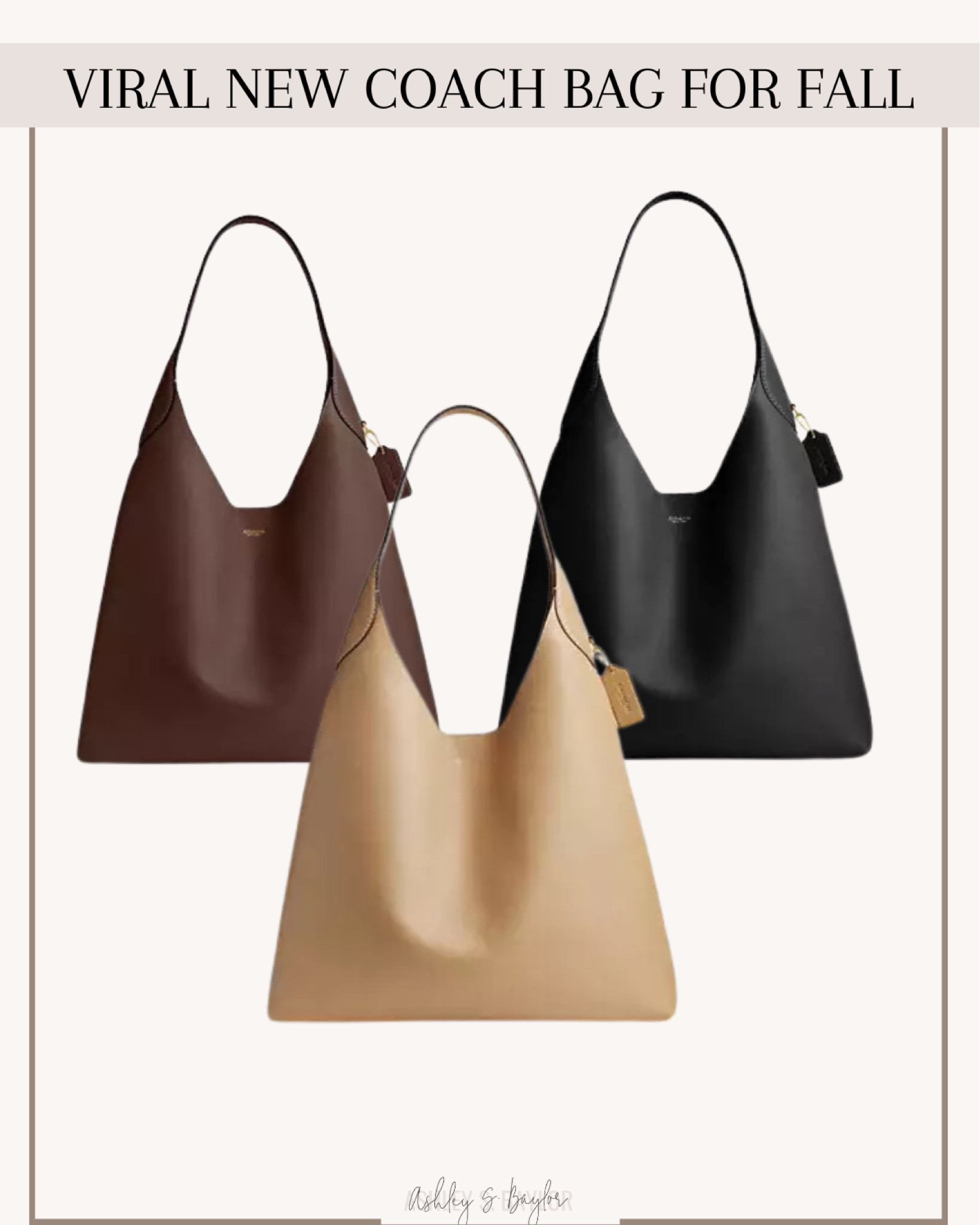 Brooklyn Coach bag for fall 

#LTKBacktoSchool #LTKWorkwear #LTKItBag