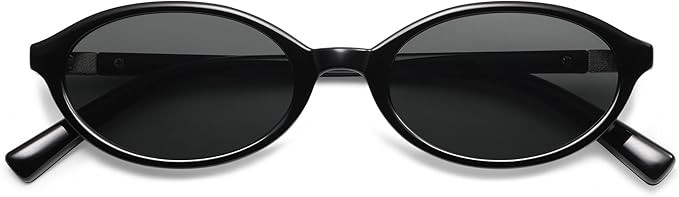 Appassal Retro Oval Sunglasses for Women Men Small 90s Trendy Narrow Vintage Fashion Funny Chic S... | Amazon (US)