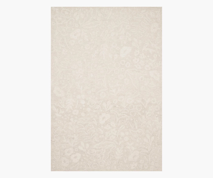 Tapestry Marion Ivory Wool-Hooked Rug | Rifle Paper Co.