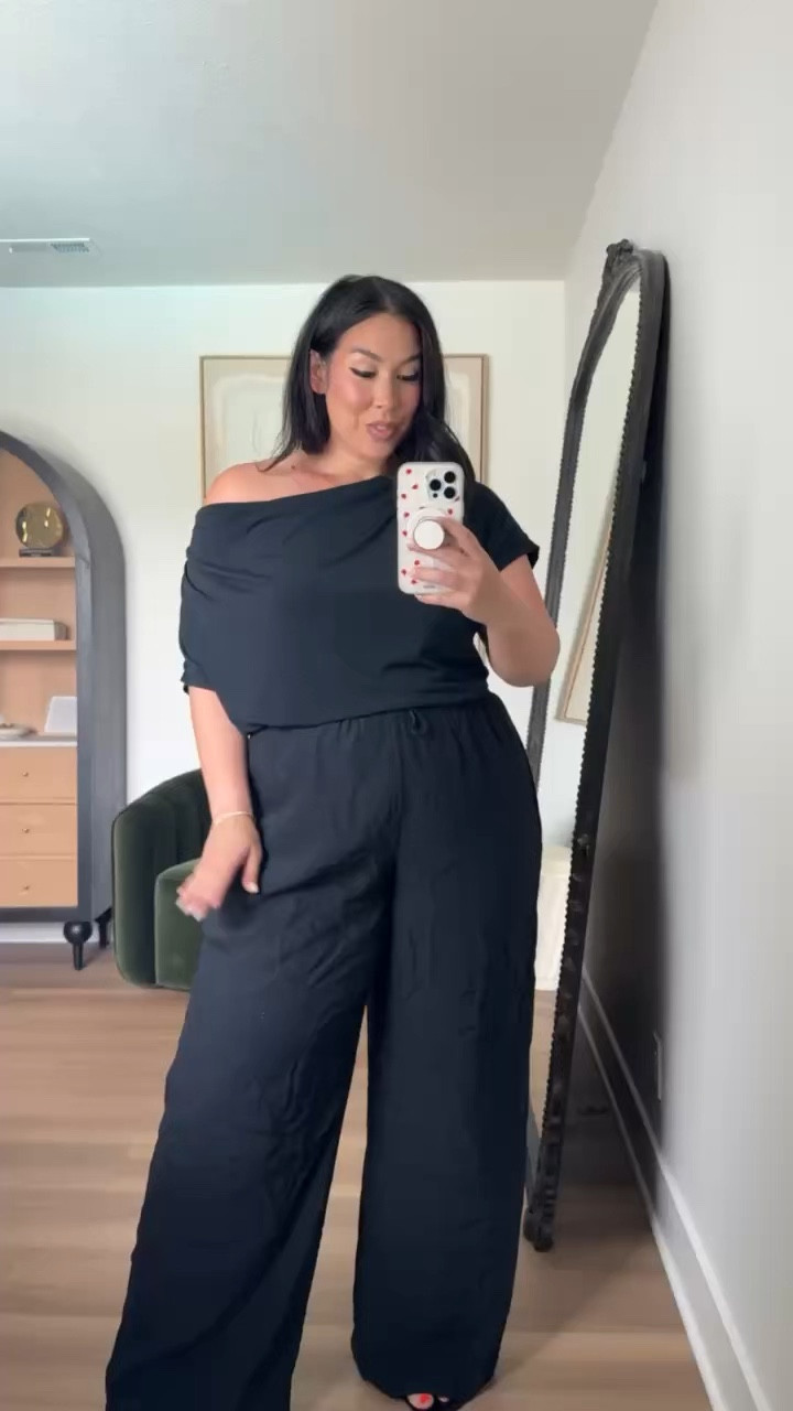 Midsize spring outfit! 
-
-
-
Spring outfit inspo, affordable fashion, abercrombie fashion, abercrombie new arrivals, pull on pants, asymmetric top, abercrombie outfit

#LTKMidsize #LTKootd