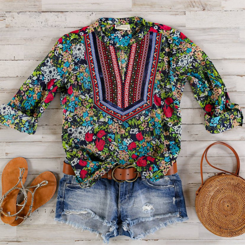 Embroidered Top | S-XL | Jane