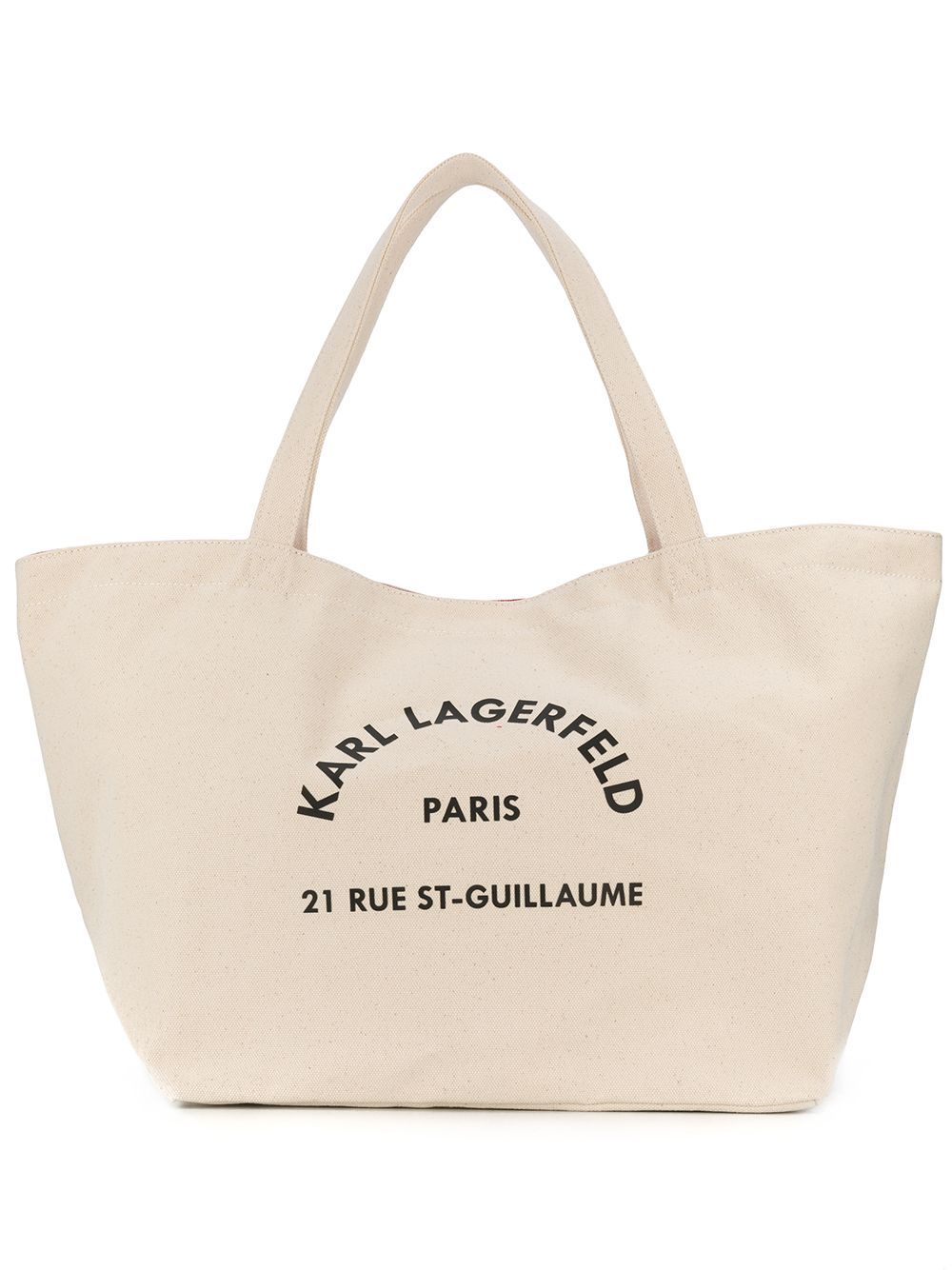 Karl Lagerfeld logo-print Tote Bag  - Farfetch | Farfetch Global