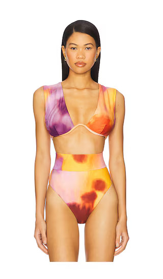 Kuwa Bikini Top in Dandi Print | Revolve Clothing (Global)